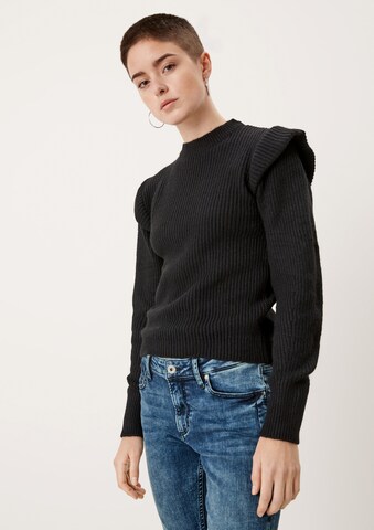 Pull-over QS en noir