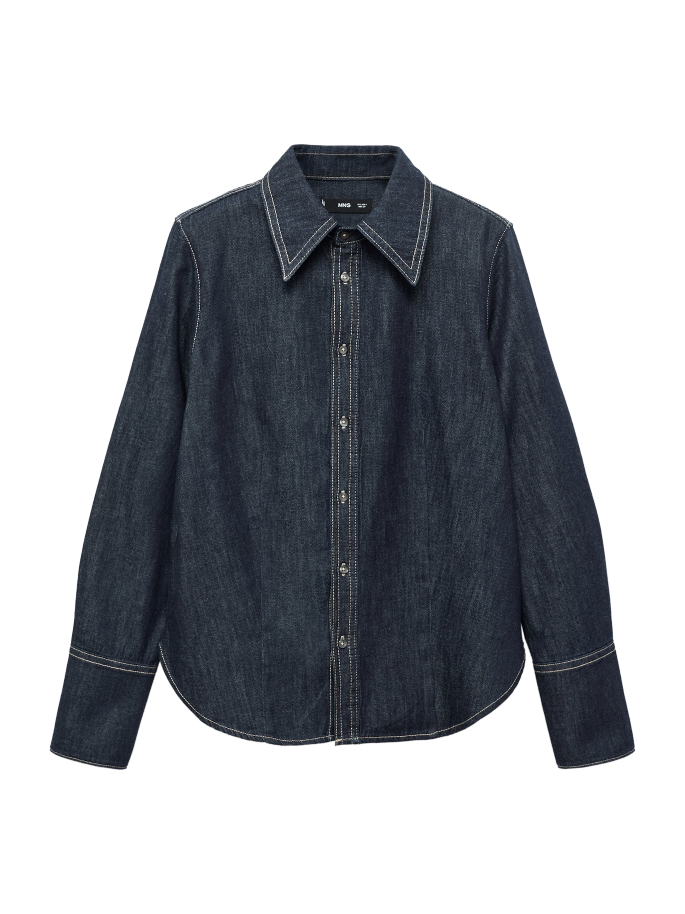 Camicia da donna 'MIRABEL' di MANGO in blu: frontale