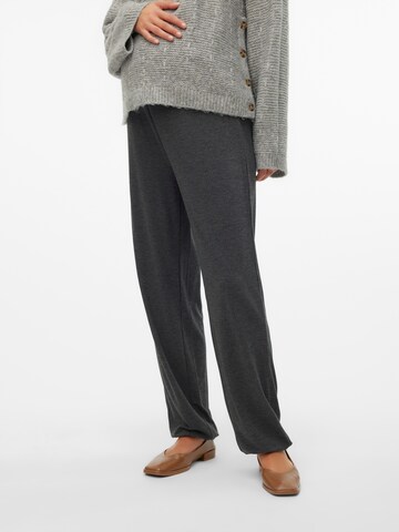 MAMALICIOUS Loosefit Hose in Grau: Vorderseite