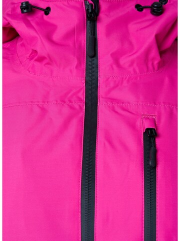 Zizzi Winter Jacket 'Msnowing' in Pink