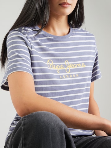 Pepe Jeans - Camiseta 'BILMA' en azul