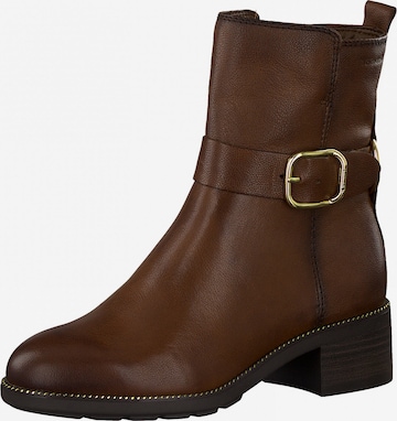 TAMARIS Bootie in Brown: front