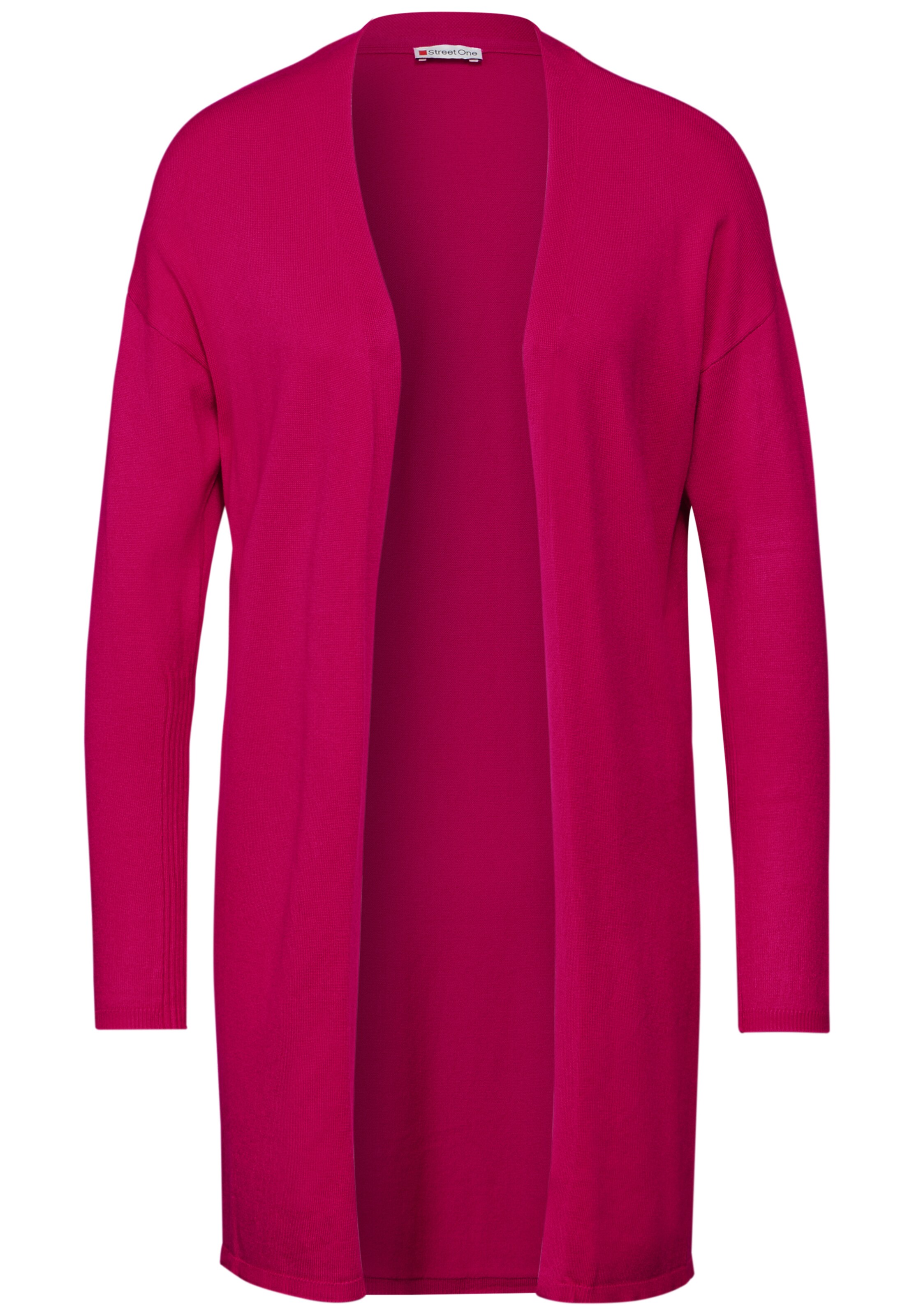 STREET ONE Langer Cardigan in Pink: Vorderseite