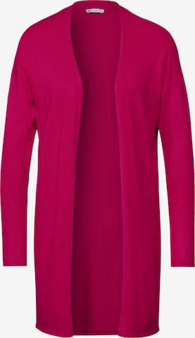 STREET ONE Langer Cardigan in Pink: Vorderseite