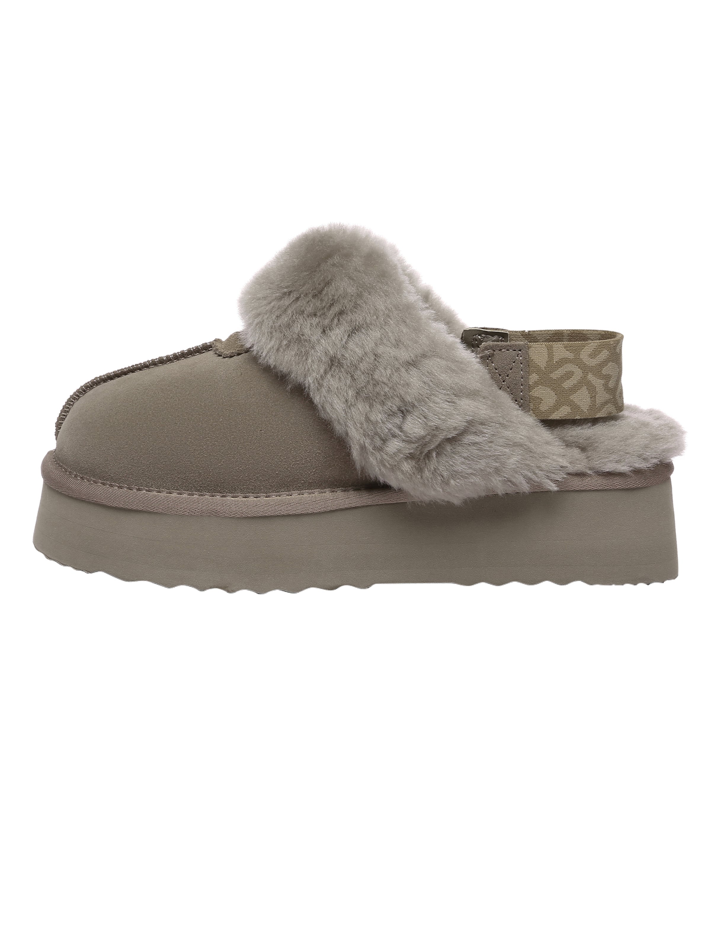 Everau Huisschoenen in Bruin: voorkant