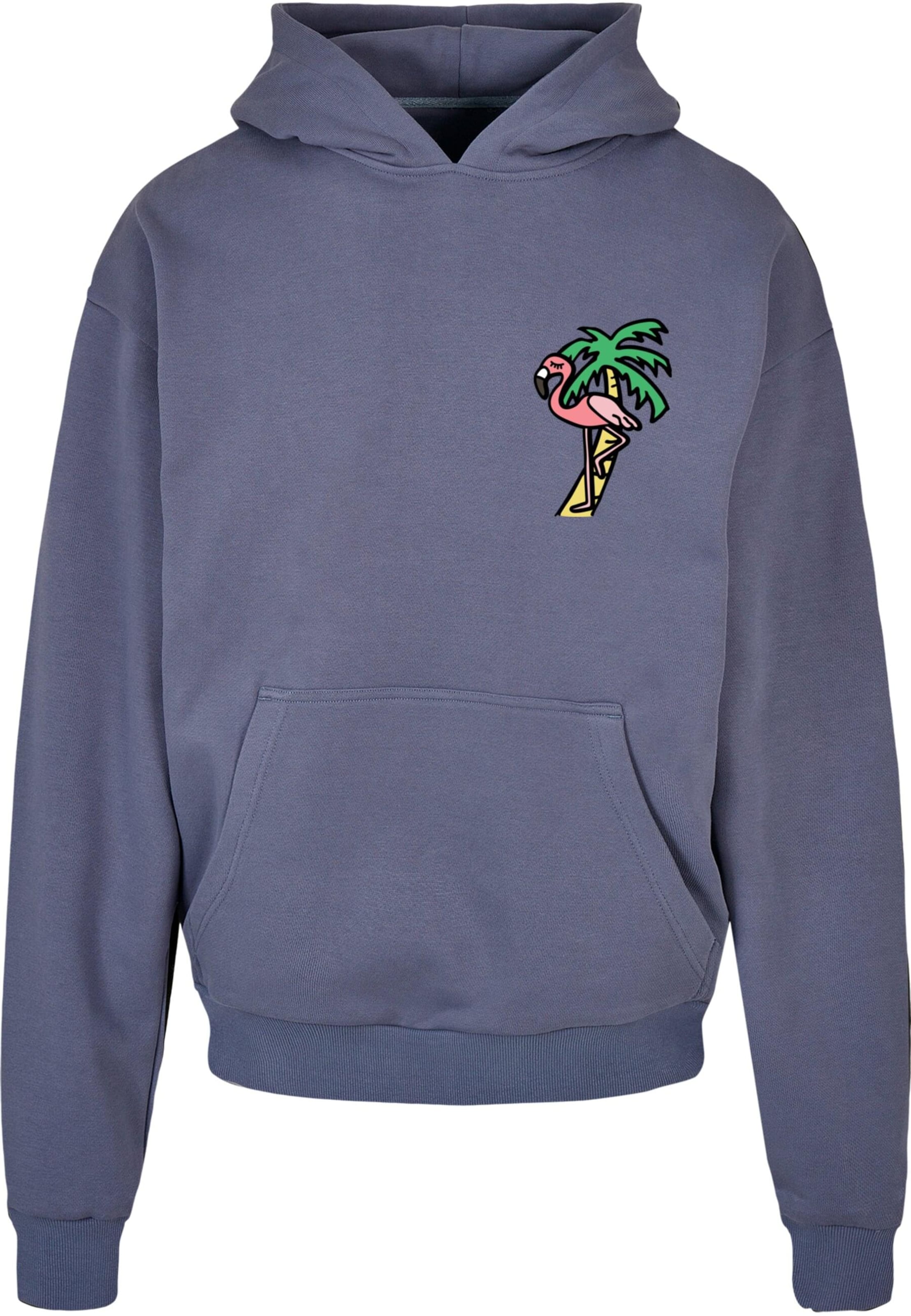 Mister Tee Tréning póló 'Flamingo' - kék: elől