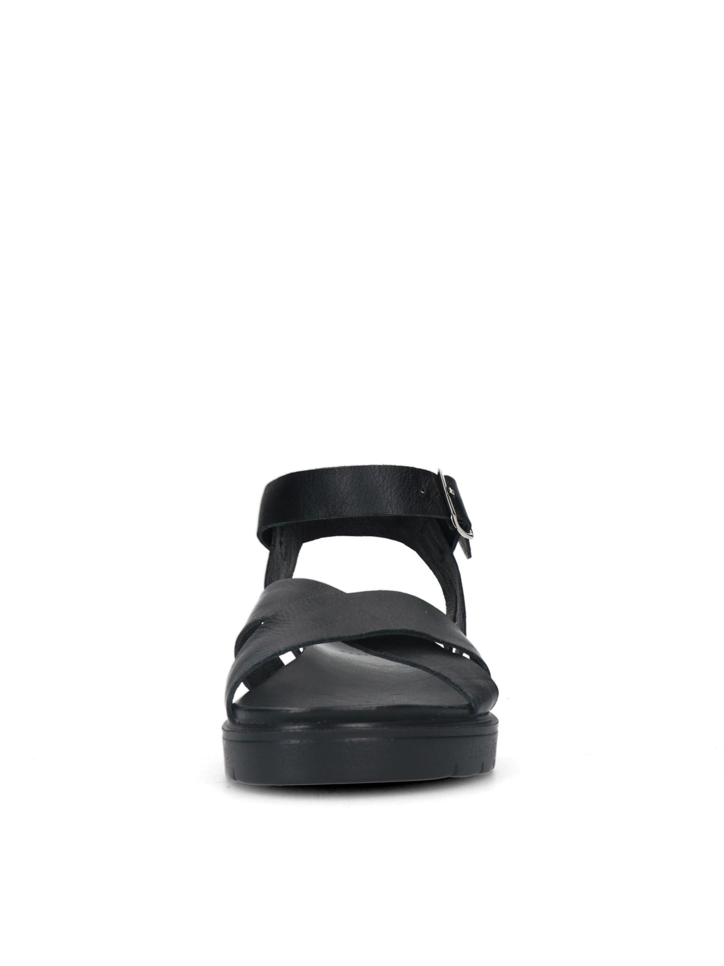 MANFIELD Sandaal in Zwart
