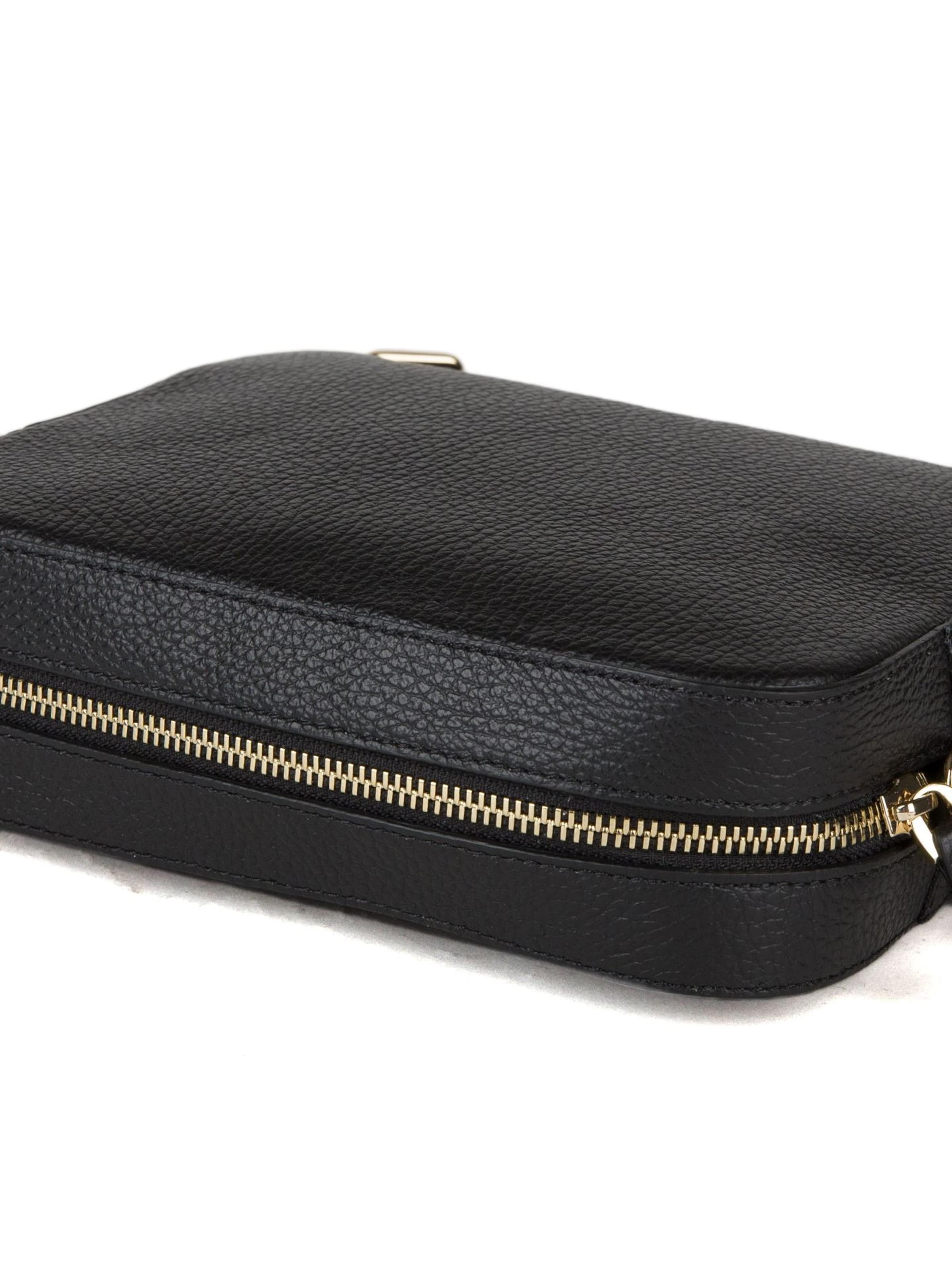 Coccinelle Schoudertas 'Tebe Mini Bag Grained Leather' in Zwart