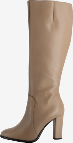 faina Boots in Beige: front