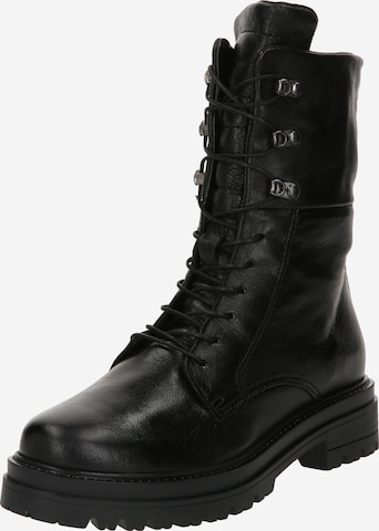 MJUS Lace-Up Ankle Boots 'DOBLINA' in Black: front