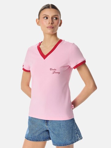 Cardio Bunny T-shirt 'RETRO' i rosa