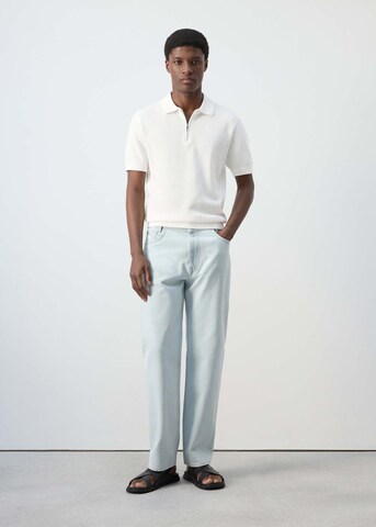 MANGO MAN Sweater 'Canario' in White