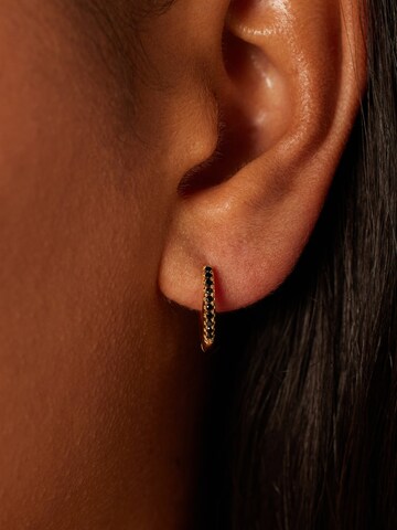 Lucardi Earrings 'Modernes Basic' in Gold