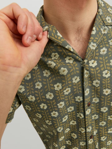 JACK & JONES Comfort fit Overhemd 'LANDON' in Groen