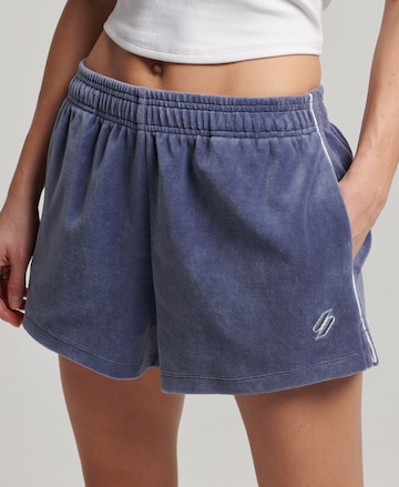 Superdry Regular Hose in Blau: predná strana