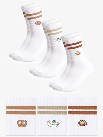 Occulto Sportsocken 'Gusto' in Weiß: Vorderseite