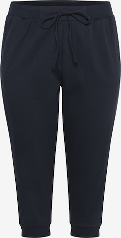 Pantalon 'KCAnn' KAFFE CURVE en bleu : devant