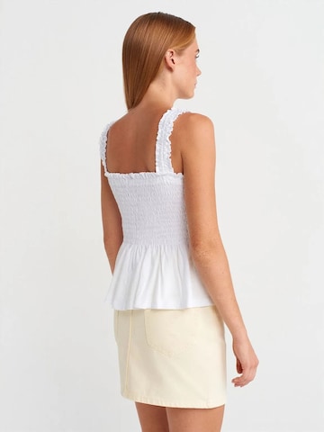 Dilvin Blouse in White