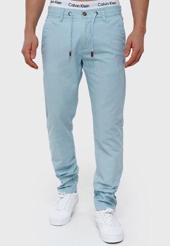 INDICODE JEANS Regular Broek in Blauw: voorkant