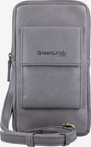 Borsa a tracolla di Greenland Nature in grigio: frontale