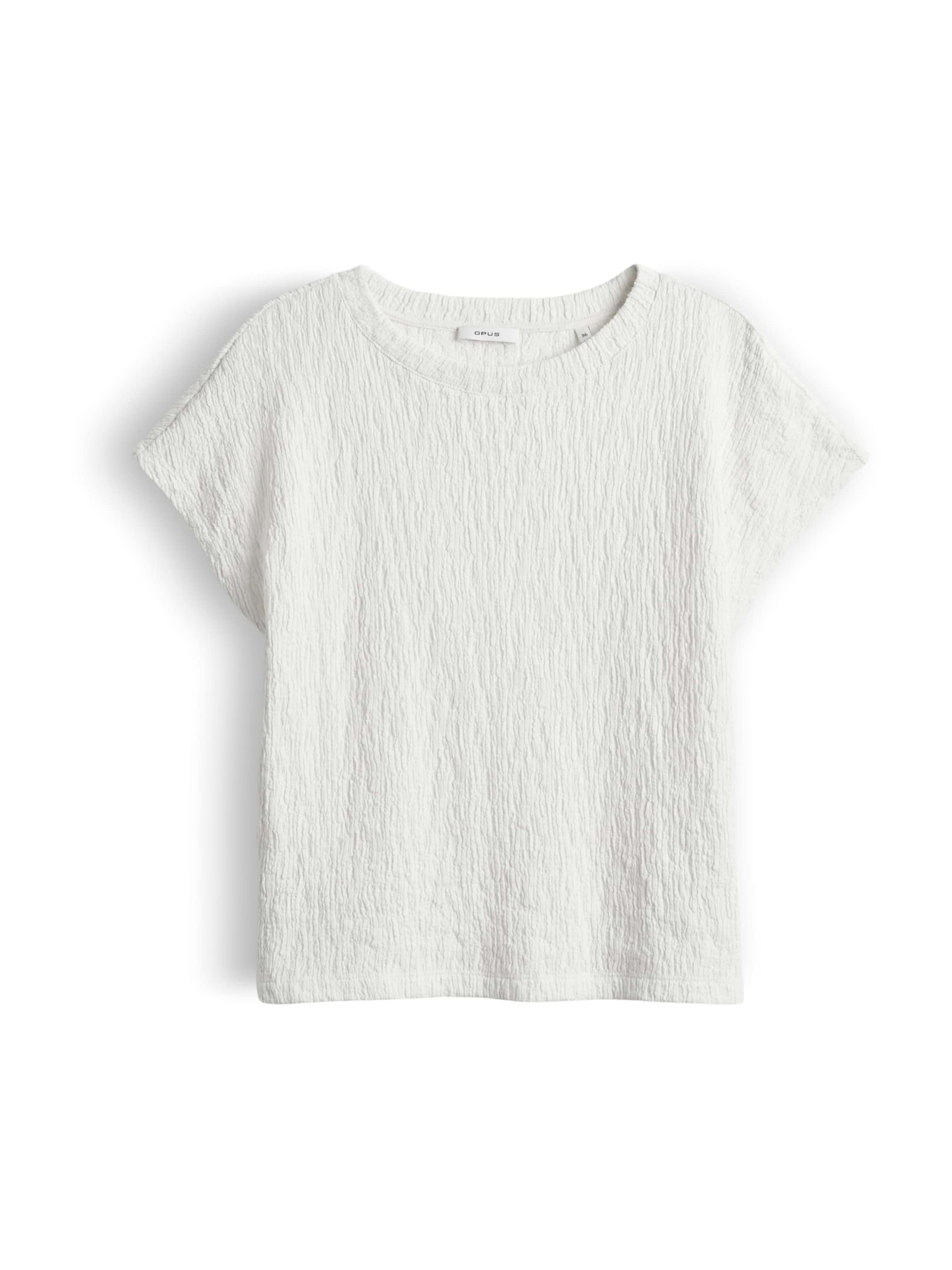 T-shirt 'Sistruk' OPUS en blanc : devant