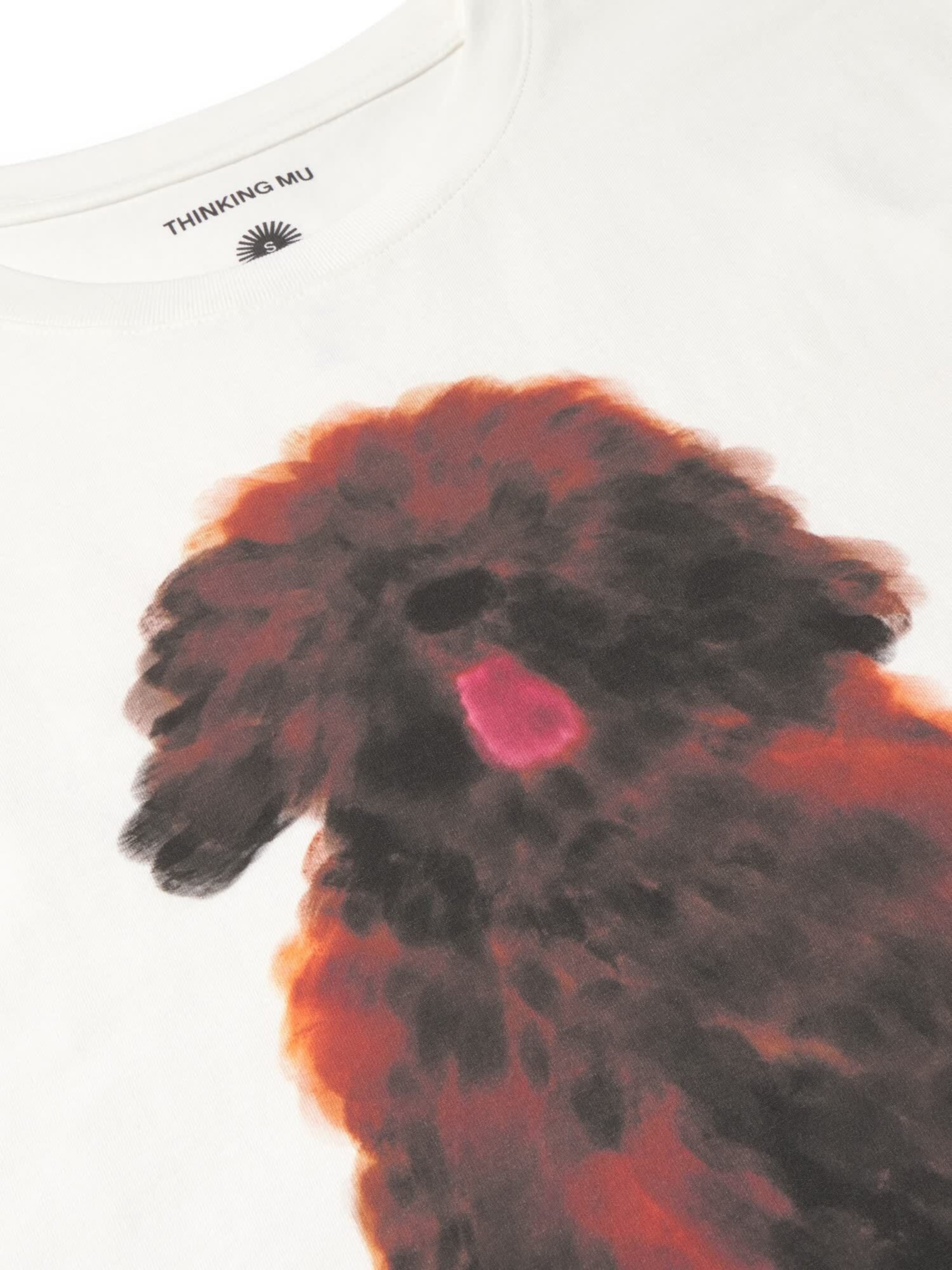 Maglietta 'LUCIA' di Thinking MU in bianco: frontale