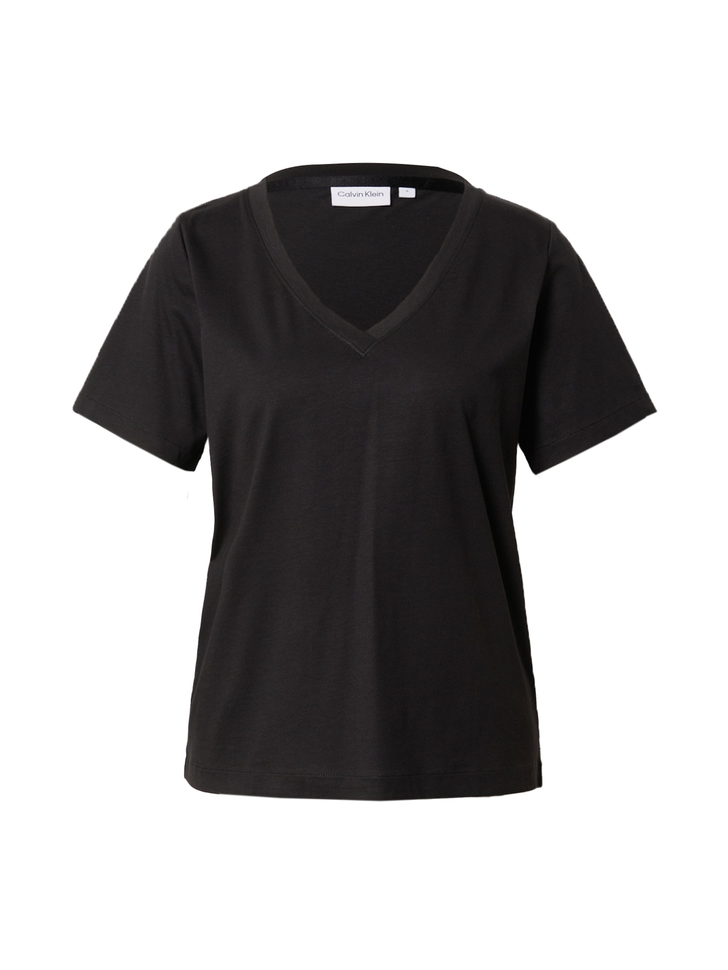 Calvin Klein Футболка в Черный: спереди