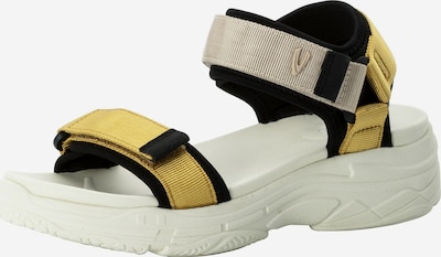 CAMEL ACTIVE Sandale in nude / dunkelgelb / schwarz, Produktansicht