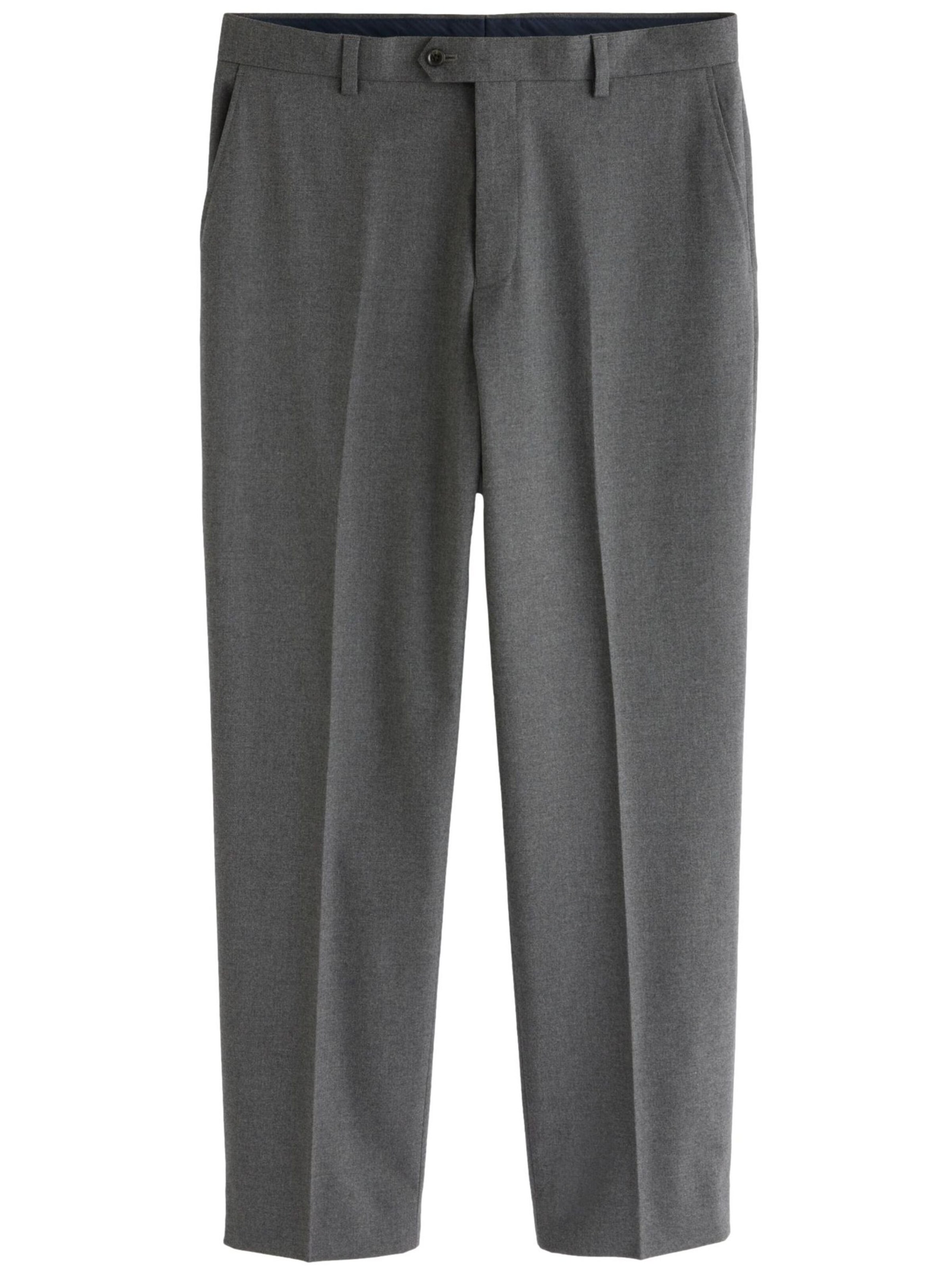 Next Обычный Плиссированные брюки в Серый: спереди