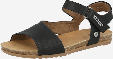 juoda MUSTANG Sandalai: priekis