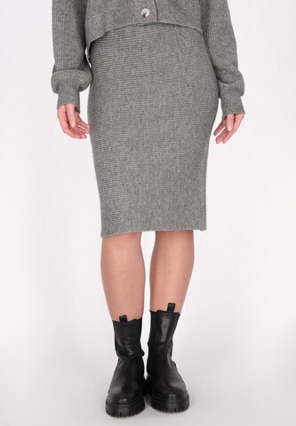 DreiMaster Vintage - Falda en gris: frente