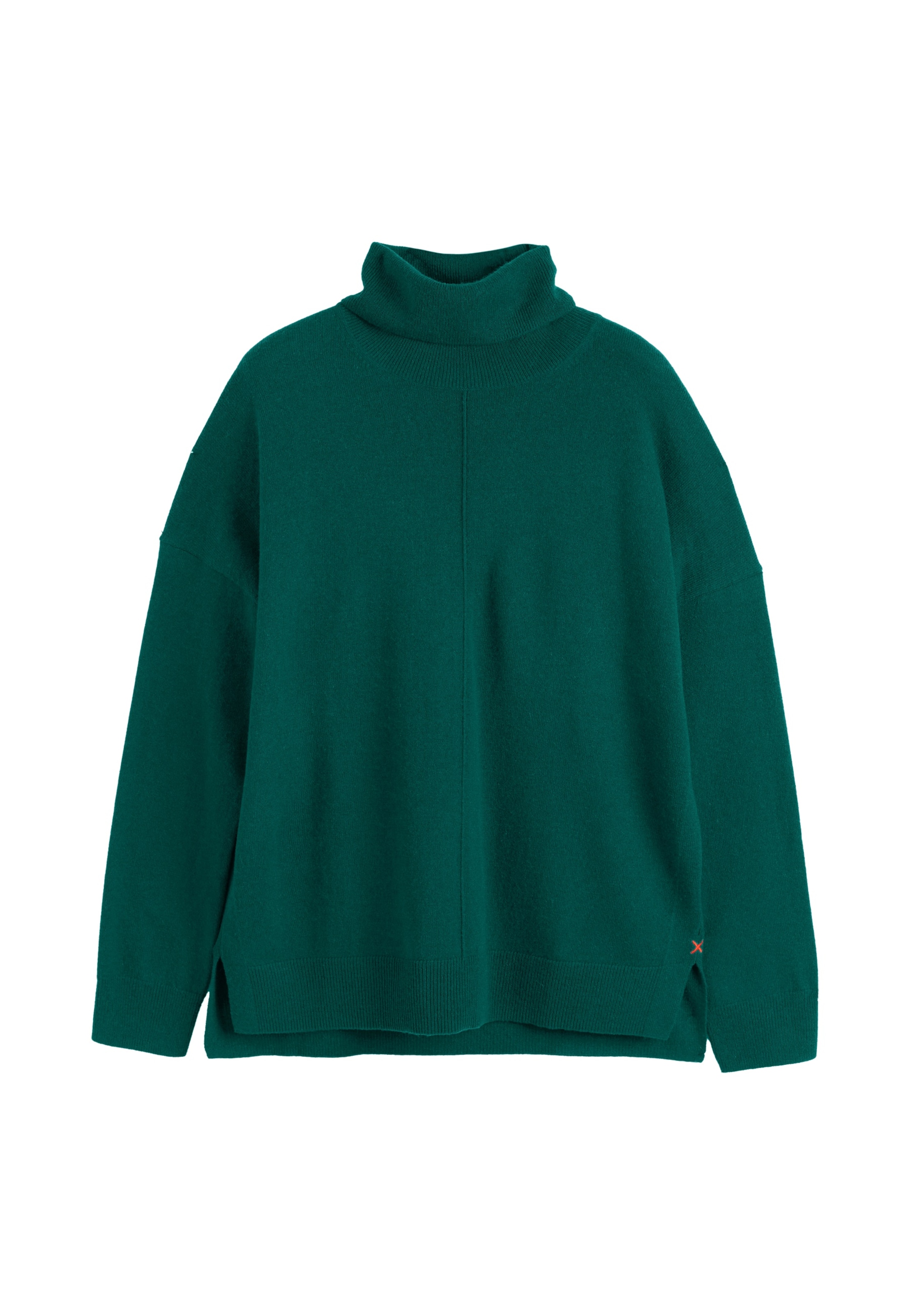 Pullover 'Basics' di Chinti & Parker in verde: frontale