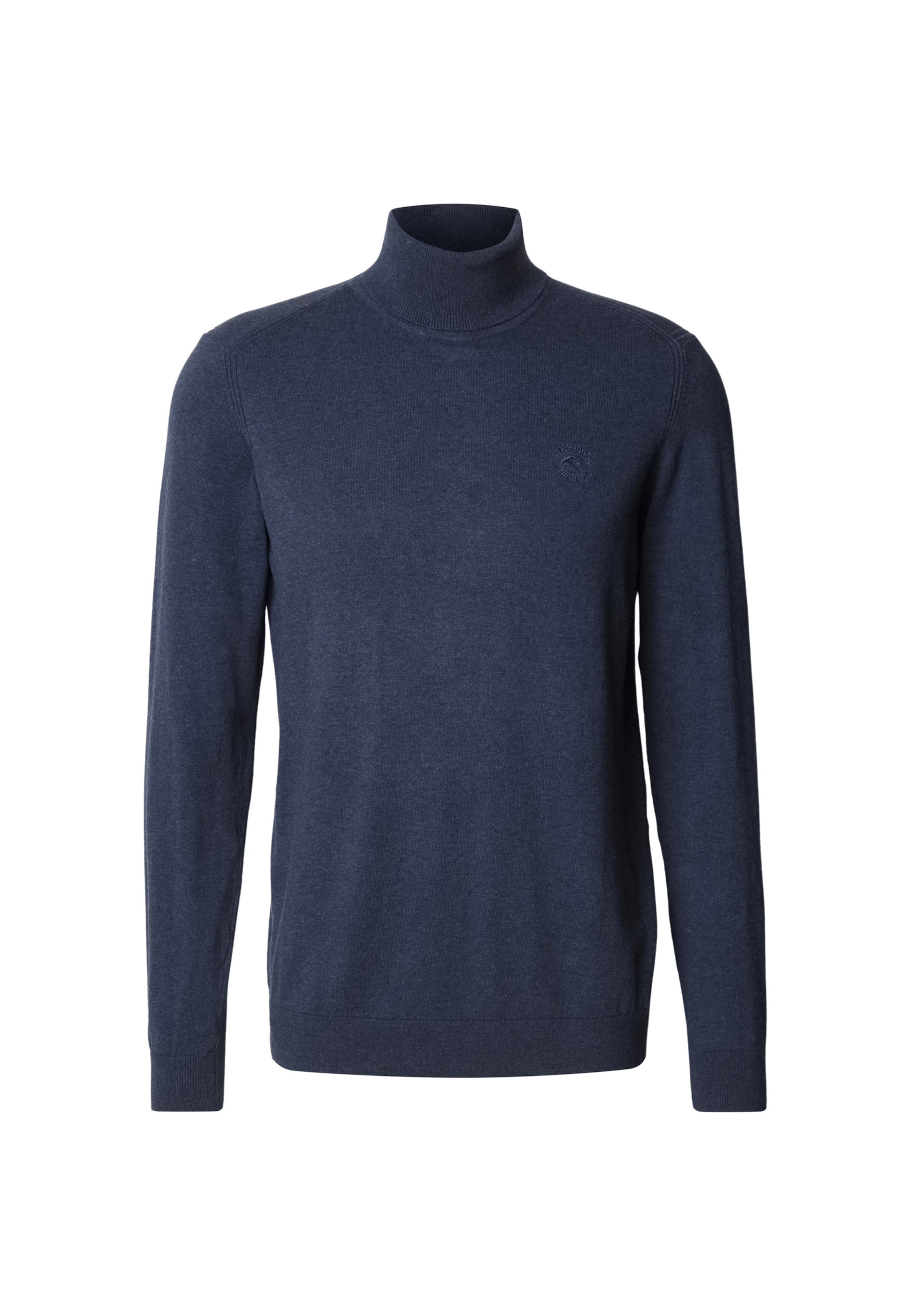 INDICODE JEANS Sweater 'Van Paul' in Blue: front
