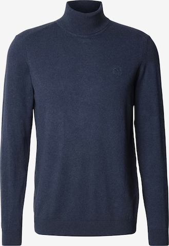 INDICODE JEANS Trui 'Van Paul' in Blauw: voorkant