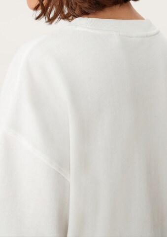 Sweat-shirt s.Oliver en blanc