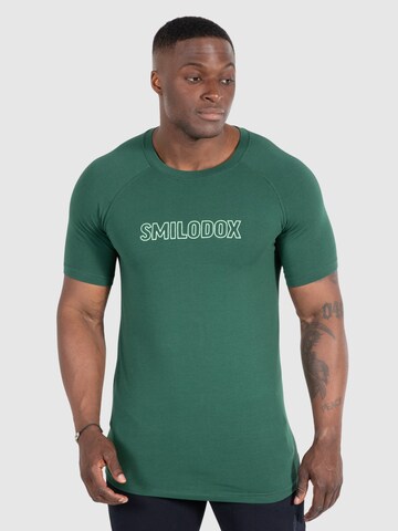 T-Shirt 'Timmy' Smilodox en vert : devant