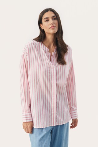 Part Two Blouse 'Emilda' in Roze: voorkant