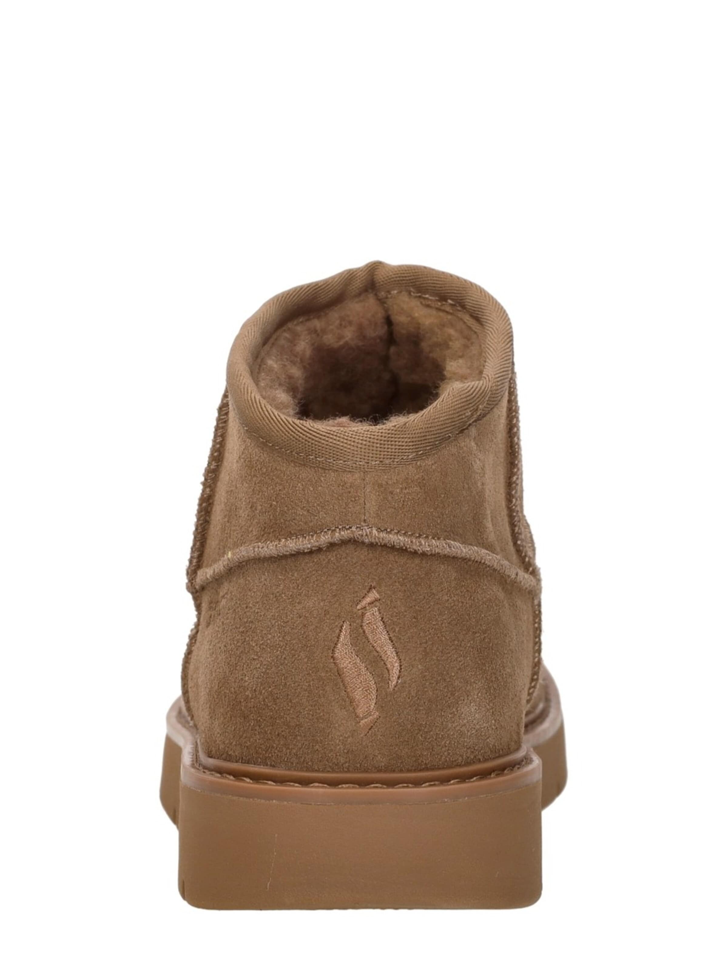 SKECHERS Enkellaarsje 'Keep Street - Cozy Mini' in Bruin
