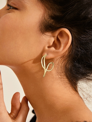 Pilgrim Earrings 'Miller' in Gold: front