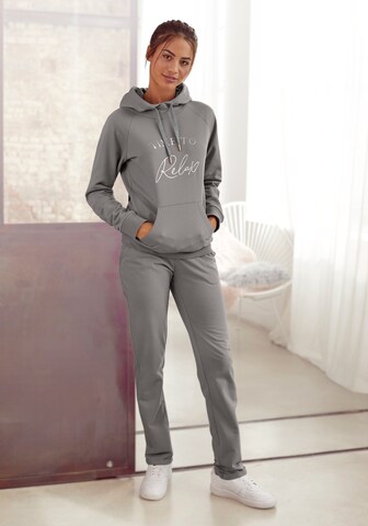 LASCANA Regular Pants in Grey