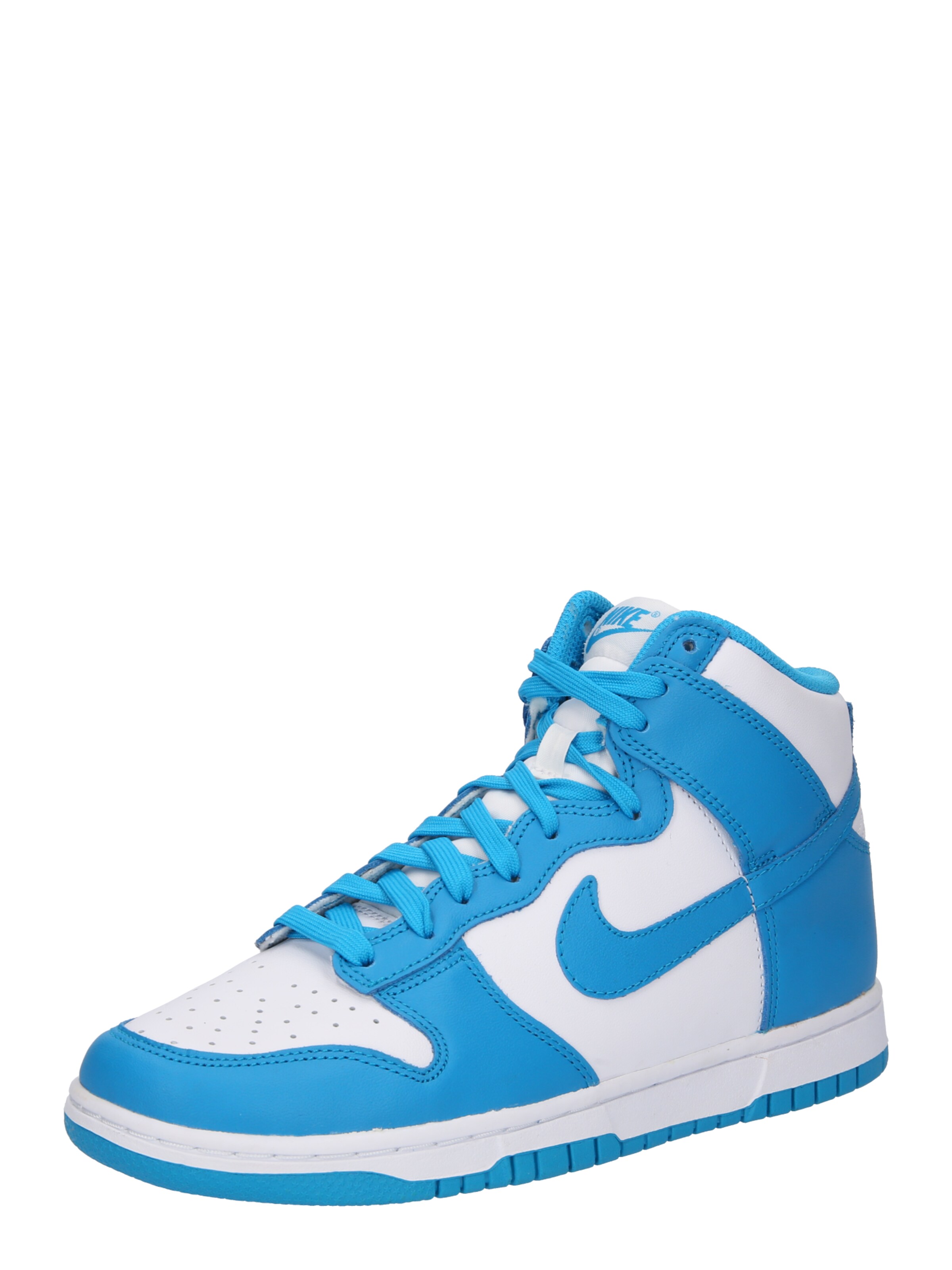 zils Nike Sportswear Augstie brīvā laika apavi 'Dunk Retro': no priekšpuses