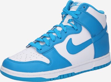 Sneaker înalt 'DUNK RETRO' de la Nike Sportswear pe albastru: față