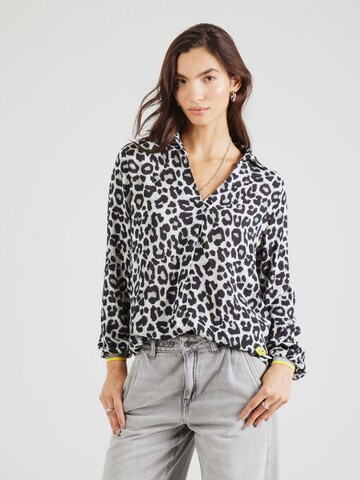 Key Largo Bluse 'KATE' in Grau: Vorderseite