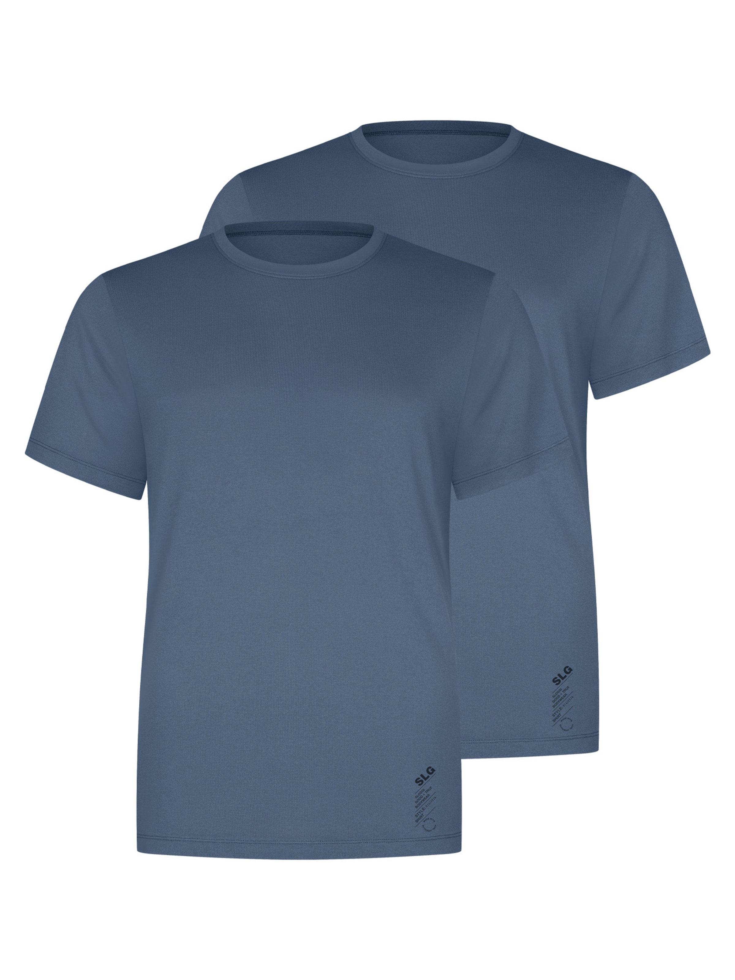 SLOGGI Onderhemd 'SLG Base Soft' in Blauw: voorkant