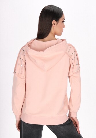 myMo ROCKS - Sweatshirt em rosa