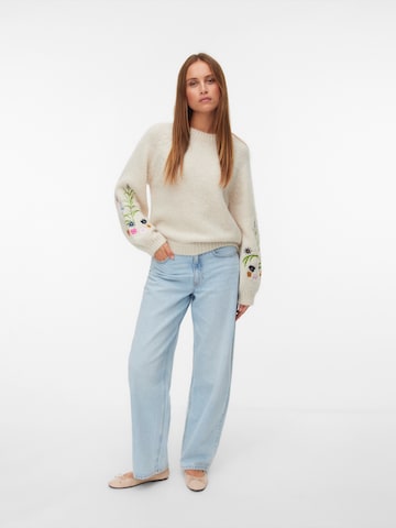 VERO MODA Pullover 'VMASTER' i beige