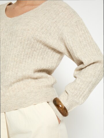 Pull-over 'Kylie' Peppercorn en beige
