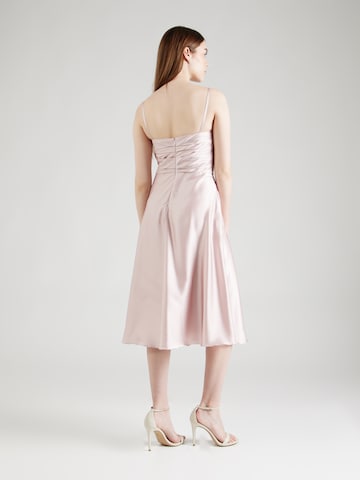 Robe de cocktail Laona en rose