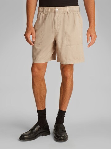 Calvin Klein Jeans - regular Pantalón en gris: frente