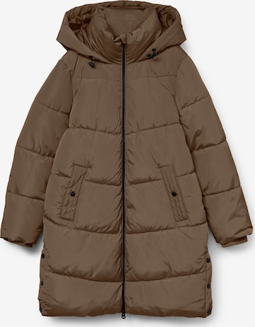 VERO MODA Vinterjakke 'HALSEY' i brun: forside